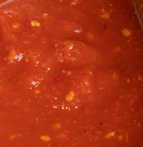 salsa roja mexicano